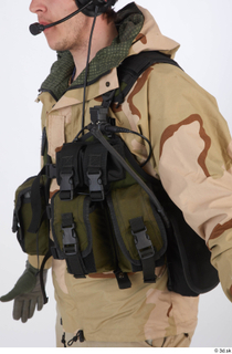 Reece Bates details of Uniform backpack combat vest upper body…
